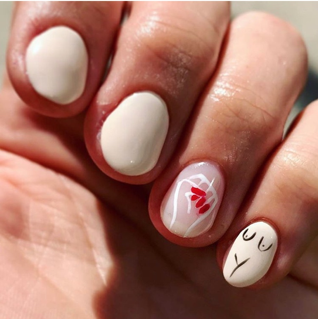 International Women's Day nail art